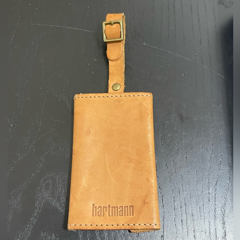 Hartmann Leather Luggage id Tag